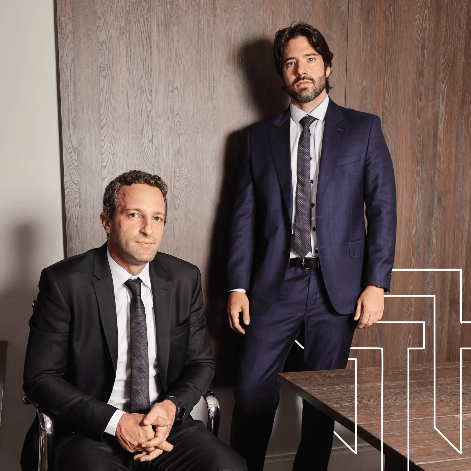 Sócios do escritório Terrazzan & Almeida Advogados